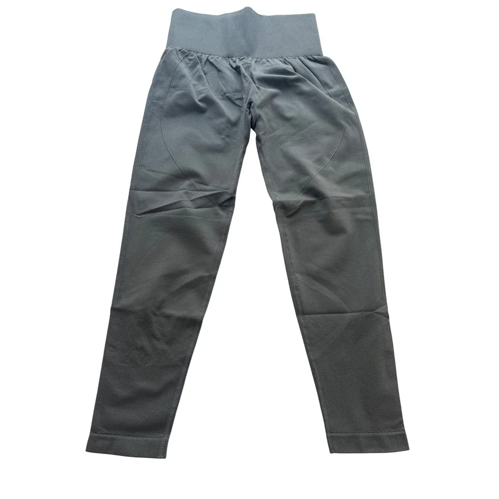 Halara Grey High Waisted Butt Lifting Cinch Seamless 7/8 Leggings‎ Large New